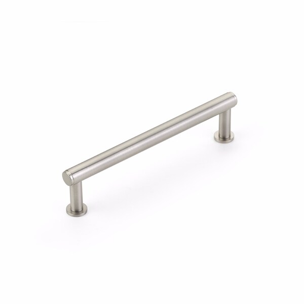 Schaub 5in Center to Center Pub House Cabinet Pull Brushed Nickel Finish 5105-BN - main
