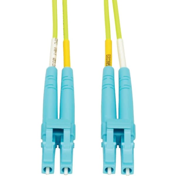 Eaton Tripp Lite Series 100G Duplex Multimode 50/125 OM5 Fiber Optic Cable, Lime Green, LC/LC, 1 m N820-01M-OM5 - main
