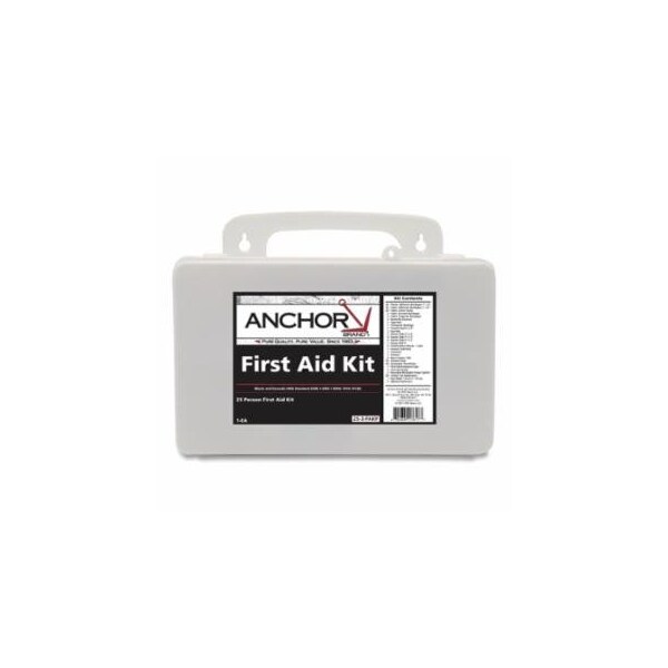 Anchor Brand 25 Person First Aid Kit, Plastic Case, Wall Mount 101-25-3-FAKP - main