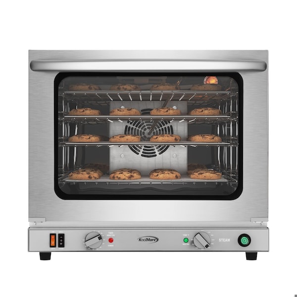 Koolmore 23 in. Countertop Convection Oven for Half-Size Pans w/ 4 Racks 2800W of Power and Steam Injection KM-CTCO-23STI - main