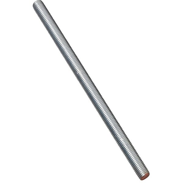 Stanley Threaded Rod, 5811 Thread, 24 in L, A Grade, Steel, Zinc, UNC Thread N179-465 - main