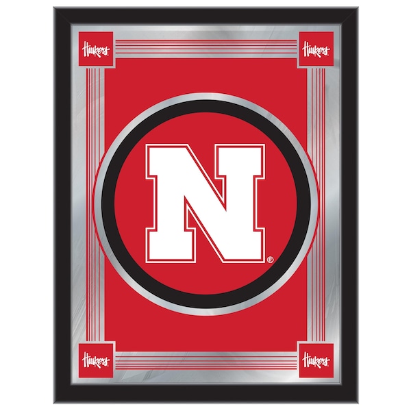 Holland Bar Stool Co Nebraska 17" x 22" Logo Mirror MLogoNebrUn - main
