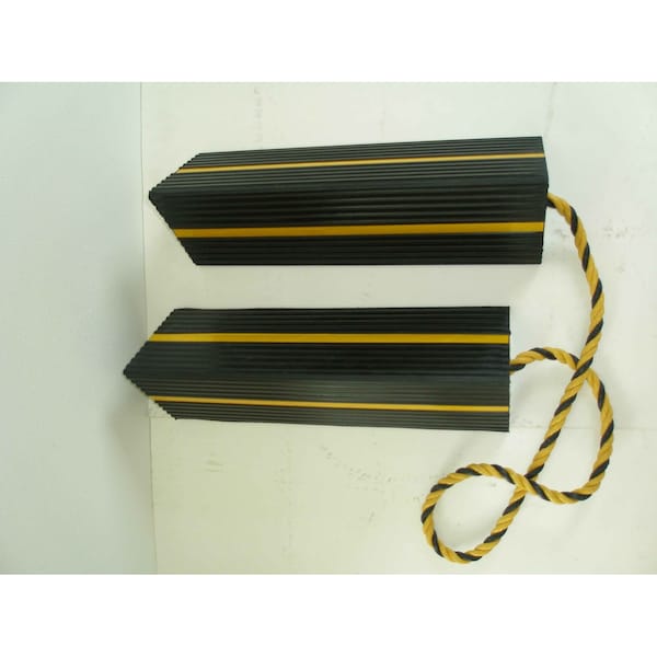 Shop Tuff Aircraft Rubber Wheel Chock - pair STF-1865RACP - main