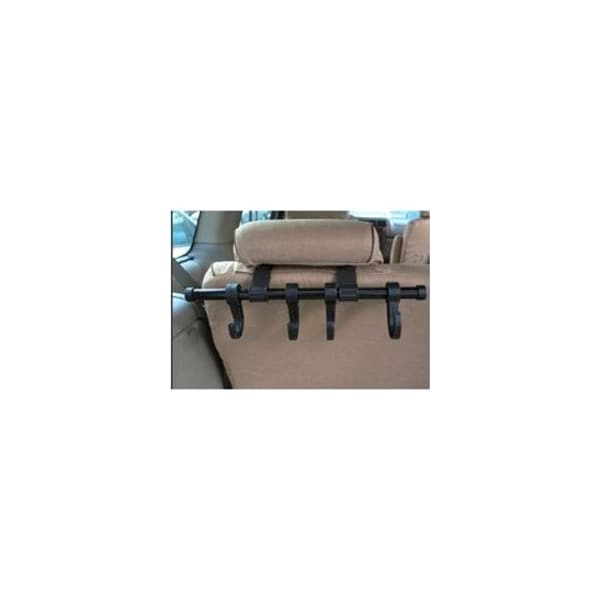 Maxsa Innovations Headrest Multi-Hanger 4 Hook - Black 25524 - main