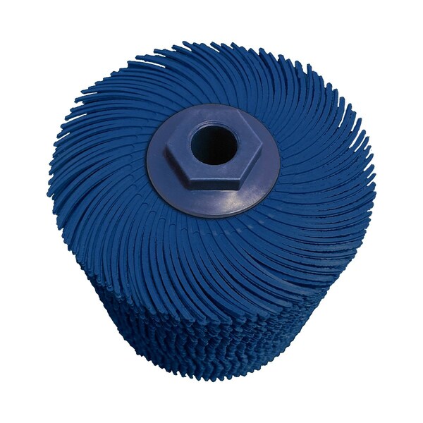 Dedeco SUNBURST 4" x 4" TC BLUE 400 GRIT M-14 2386 - main