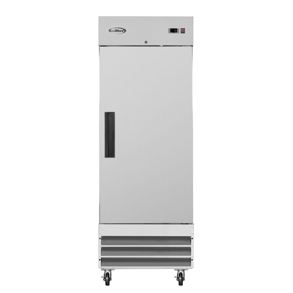 Koolmore 29" 1 Door Stainless Steel Upright Commercial Reach-In Freezer - 23 cu. ft RIF-1D-SS - main