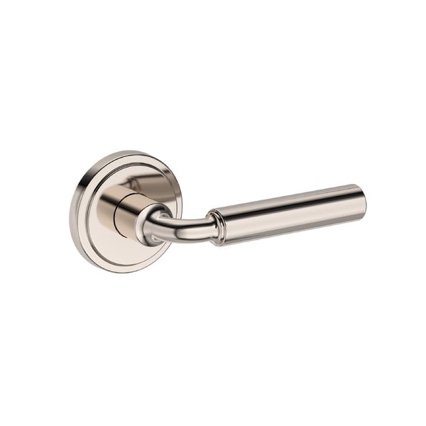 Baldwin Residential Door Levers Passage Right Hand Lifetime Bright Nickel PSLACSRR055 - main