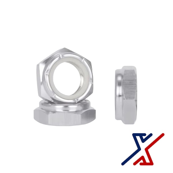 X1 Tools 1-8 Performance Zinc-Plated Steel Thin-Profile Nylon-Insert Locknuts X1E-FAS-NUT-LOC-3462x1 - main