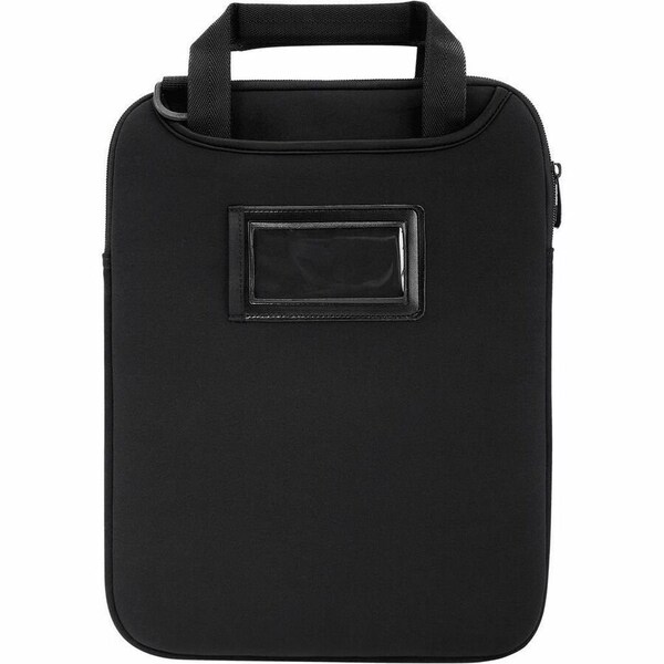 VERTICAL SLIPCASE WITH HIDEAWAY HANDLES FOR NOTEBOOK BLACK 12IN