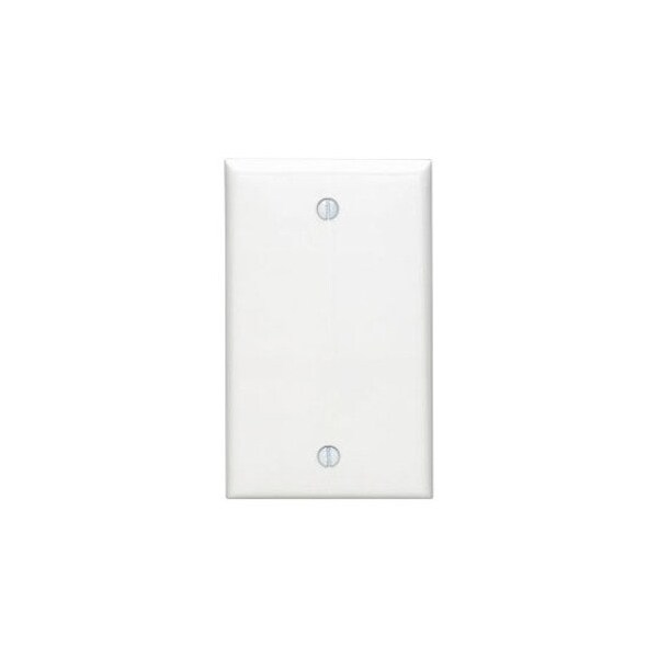 Leviton 1-Gang Standard Nylon Blank Wall Plate, Light Almond 011-80714-00T - main