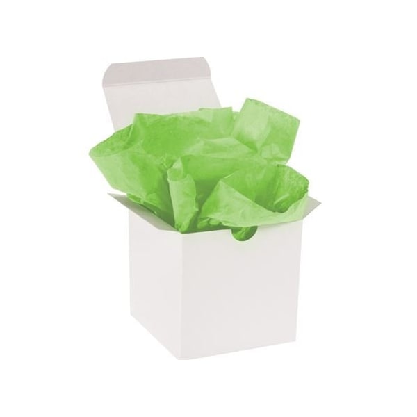 Bubblefast 960 15 x 20'' Citrus Green Gift Grade Tissue Paper BFT1520N - main