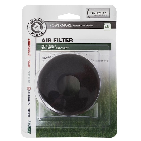 Mtd Air Filter, Foam Filter Media, For 2018 and After WalkBehind Mower 490-200-M074 - main