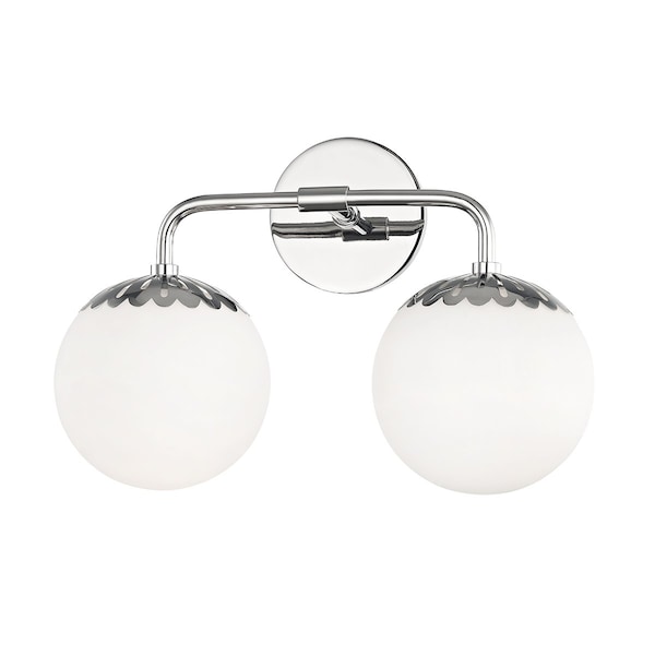 Mitzi Paige 2 Light Bath And Vanity 15 In. Polished Nickel H193302-PN - main