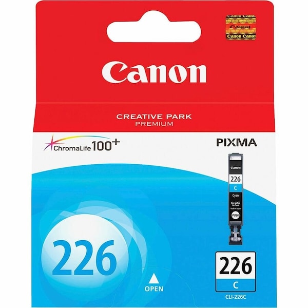 Canon Original Inkjet Ink Cartridge, Cyan, Inkjet, Cyan CLI-226CY - main