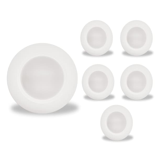 Bulbrite 14W 7in LED Disc Light, 5CCT Selectable, 27/30/35/40/50K, 1100lu, 6PK 862882 - main