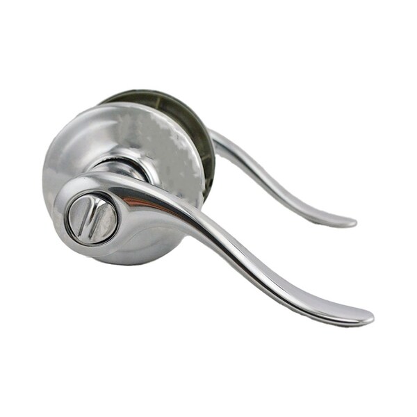 Kwikset Tustin Lever Entry Door Lock , New Chassis SmartKey , 6AL Latch, RCS Strike Bright Chrome Finish 740TNL-26S - main