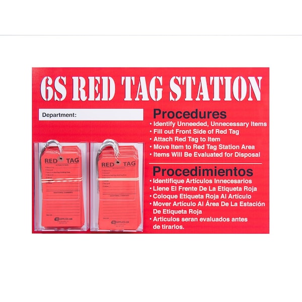 5S Supplies 6S Red Tag Station 6S-RDTAG-STN - main