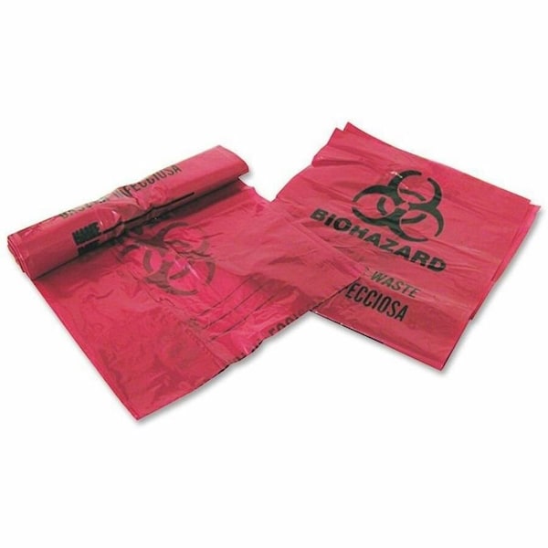Medegen Waste Disposal Bags, Red, 3 Gal, PK200, 200 PK 03EB086000 - main