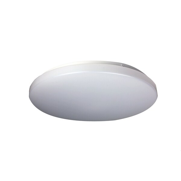 Maxlite FLUSH MOUNT PUFF, 15 INCH, 12/18/24W, 120V ONLY TRIAC, 27/30/30/40/50K WATT CCT SELECTABLE, WHITE FMP15T12WCSW - main