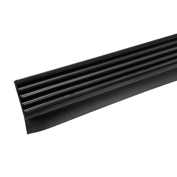 Frost King Garage Door side and Top Weather Seal, 3 in W, 9 ft L, Vinyl, Black GR9BK - main