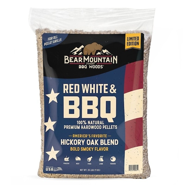 Bear Mountain BBQ Pellet, Wood, 20 lb Bag FK51 - main