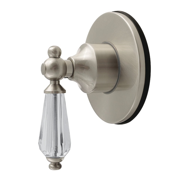 Kingston Brass Single-Handle Six-Way Diverter Valve with Round Trim Kit, Brushed Nickel KS4038WLL - main