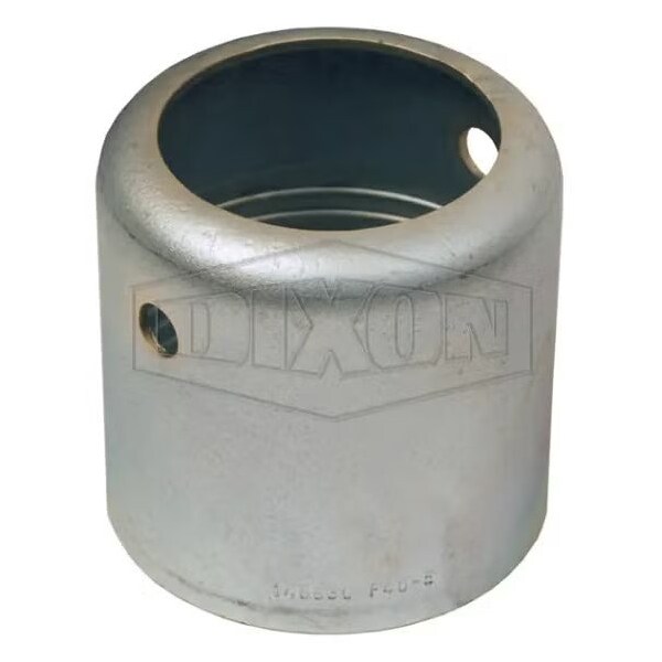 Dixon Holedall Standard External Swage Ferrule, 8 ID x 9-20/64 to 9-24/64 OD in Nominal, Carbon Steel, Do F128-1 - main