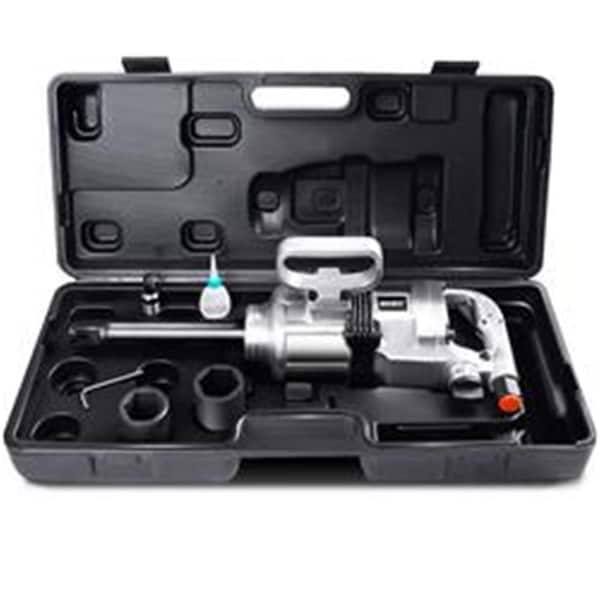 Total Tactic Heavy Duty 1 in. Air Impact Wrench Gun Long Shank Commercial Truck Mechanics with Case ET1130 - main