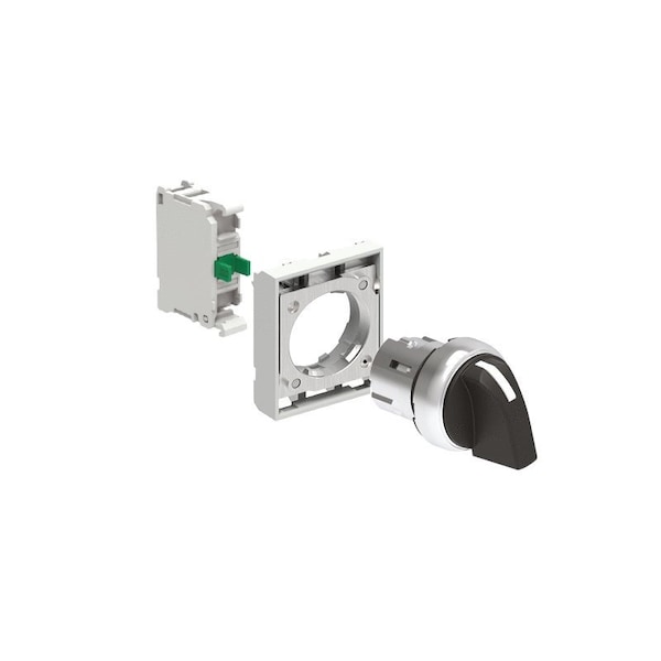 Lovato 2 Pos Selector 0-1 Maintained W/ 1No Ccontact Block Lpss120Kit LPSS120K10 - main