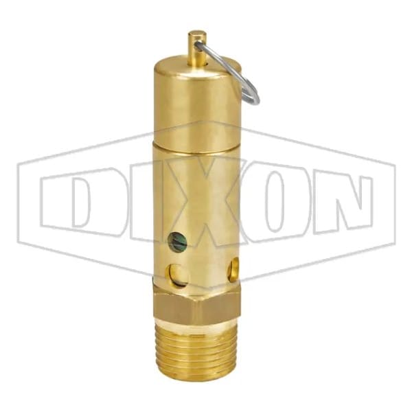 Dixon Heavy Duty Safety Pop-Off Valve, 1/2 in, MNPT, 300 SCFM, Brass Body SV150HD - main