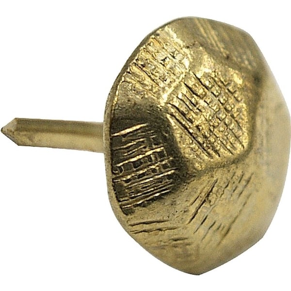 Hillman Nail Upholstery Brass H-Head 122691 - main