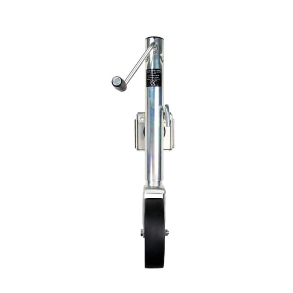Powerwinch Utility Series Jack - 1500lb, Weld-On, Single Wheel, Zinc 21500-J-1500-W1-Z-R - main