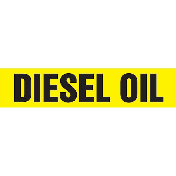 Accuform ASME ANSI PIPE MARKER DIESEL OIL RPK259STB - main