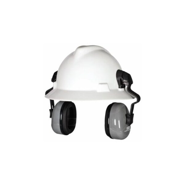 Msa Safety SoundControl SH Cap Earmuffs, 25 dB, Gray/Black, Cap-Mounted 454-10129327 - main