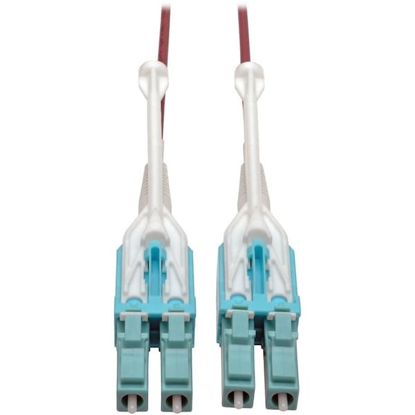 Eaton Tripp Lite Series 10G Duplex Multimode 50/125 OM4 LSZH Fiber Optic Cable LC/LC, Push/Pull N821-01M-MG-T - main
