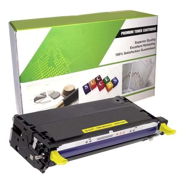 Ereplacements Xerox Compatible Yellow Toner Cartridge. 113R00725 - main