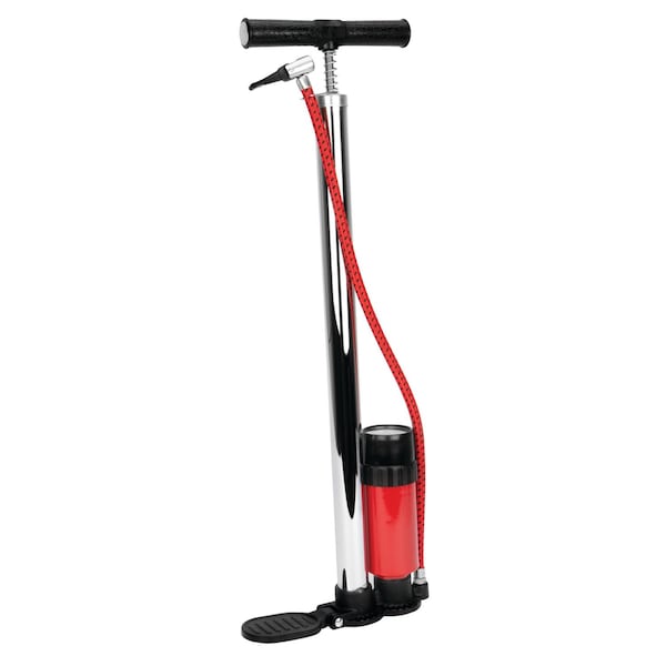 Performance Tool Deluxe Tire Pump, 120 PSI, Tank Gauge, 24 in Hose W1636PB - main