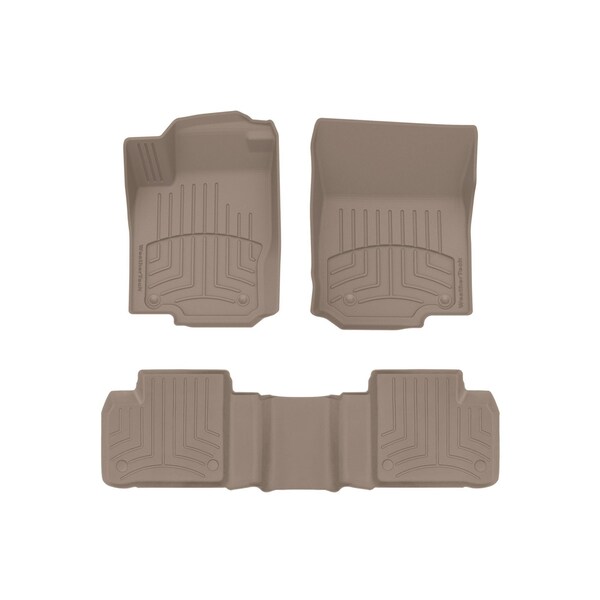 Weathertech Tan, Front and Rear FloorLiner HP 45401-1-2IM - main