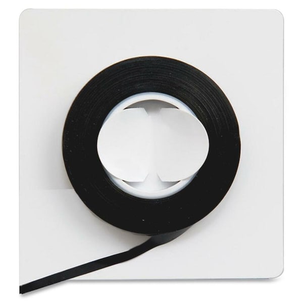 Magna Visual Vinyl Chart Tape, 324"L x 1/8"W, Black CT4-B - main