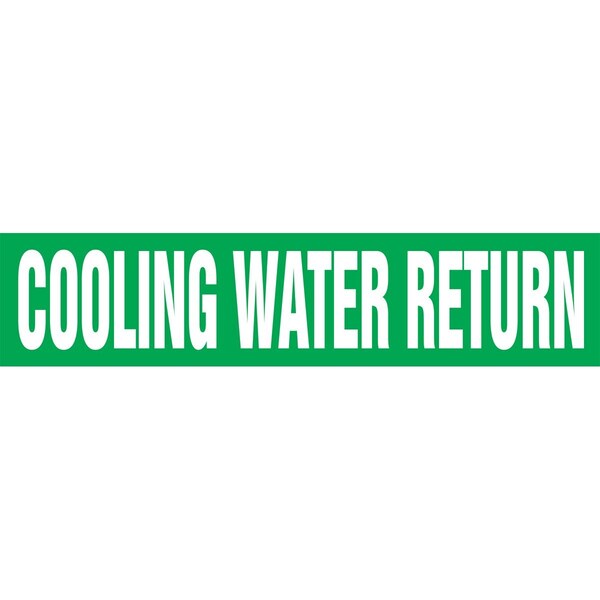 Accuform ASME ANSI PIPE MARKER COOLING RPK249SSH - main