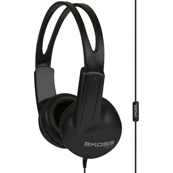 Koss UR10I ON-EAR W/IN-LINE MIC LIGHTWEIGHT PORTABLE STEREOPHONE 184515 - main