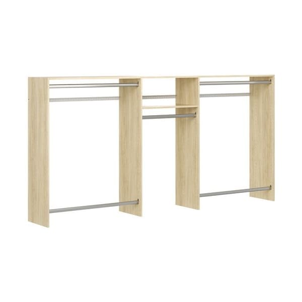 Easy Track 4ft-8ft W Basic Hanging Closet Kit, Honey Blonde OK1448-MJ - main