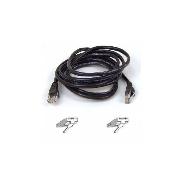 Belkin 3Ft Cat5E Patch Cable, Utp, Black Pvc Jacket, 24Awg, T568B, 50 A3L791-03-BLK - main
