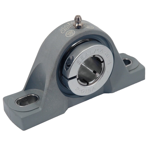 Sealmaster Mounted Composite Two Bolt Pillow Block Ball Bearing - 52100 Bearing Steel, Phosphorus Nickel Coated CRPC-PN23T - main