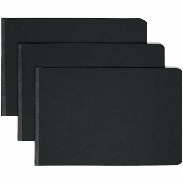Smead Smead Top Opening PressGuard Report Cover, Prong Fastener, 11 x 17, Black 81178 - main