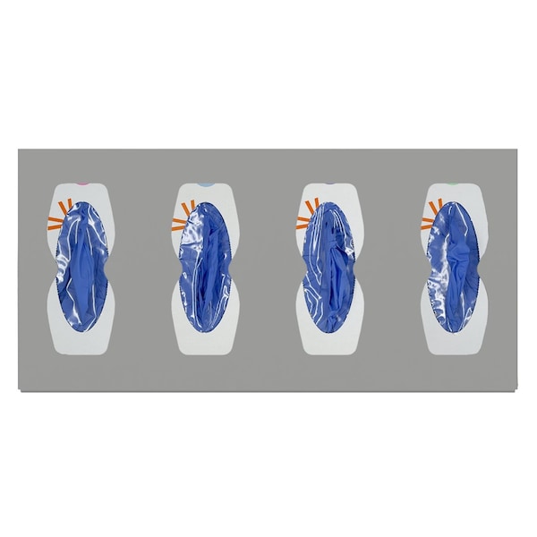 Origin Dispensing Solutions Glove Dispenser-Quad-Divided-ABS-Beige GL41X02BG - main