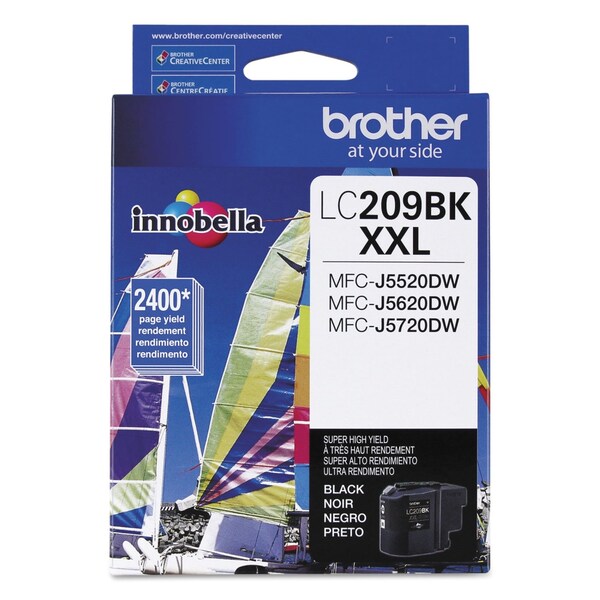 Brother Ink Cartridge, 2400 Page-Yield, Black LC209BK - main