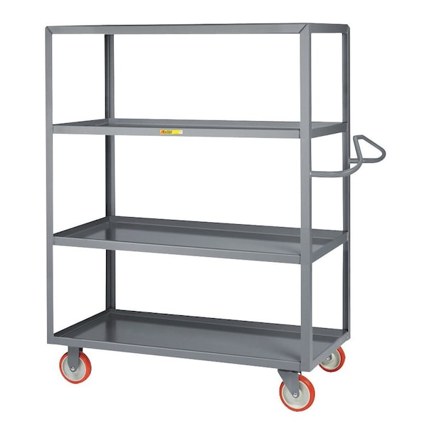 Little Giant Welded Multi-Shelf Service Cart with Ergonomic Handle 4ENML-2436-5PY - main
