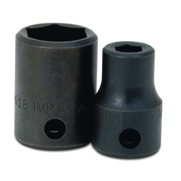 Williams 3/8" Drive Impact Socket Black Industrial, 3/8" D, 6Pt 7/8 JHW2-628 - main