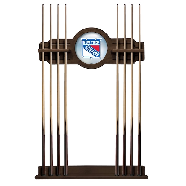 Holland Bar Stool Co New York Rangers Cue Rack in Chardonnay Finish CueNavNYRang - main